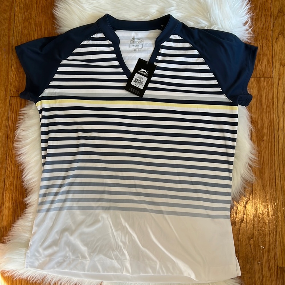 Slazenger women’s gold top NWT size L